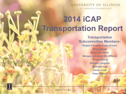 2014 iCAP Transportation Report