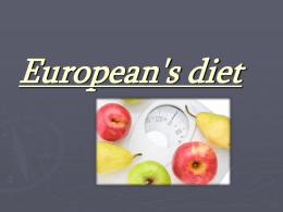 European's diet