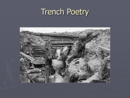 Trench Poetry - Grand Valley State University