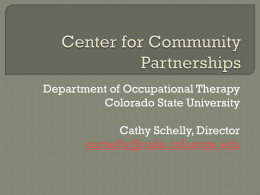 Center for Community Partnerships