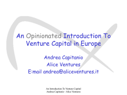 An Opinionated Introduction To Venture Capital