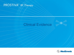 PROSTIVA RF Therapy - Clinical Evidence