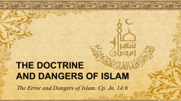 Doctrines and Dangers of Islam