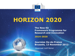 Horizon 2020 - Ile-de