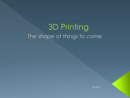 3D Printing - Georgia Gwinnett College