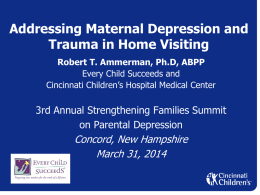 In-Home CBT for Postpartum Depression in First