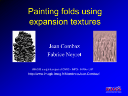 Painting folds using expansion textures