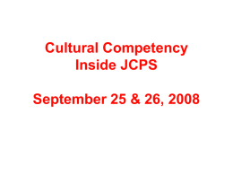 Institute for Cultural Competence