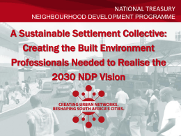 NDP_Sustainable Settlement Collective_27Nov2013