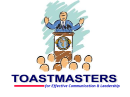 Toastmaster Marketing Presentation