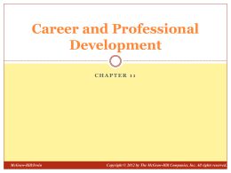 Career and Professional Development in Physical Education