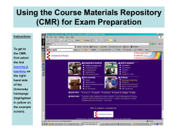 The Course Materials Repository
