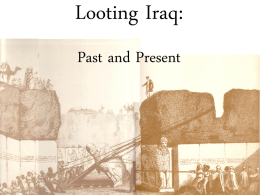 Looting Iraq Deirdre Sinnott