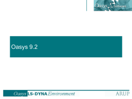 Oasys_92 introduction