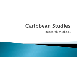 Caribbean Studies