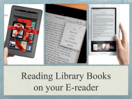 Reading Library Books on your E