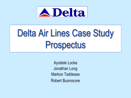Delta Airlines Case Study