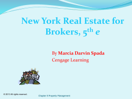 New York Real Estate for Salespersons, 4th e