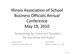 Illinois Association of School Business Officials Annual