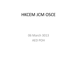 HKCEM JCM OSCE