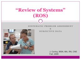 Review of Systems