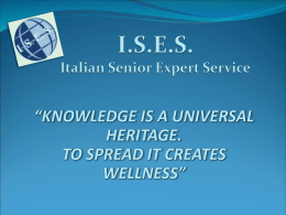 KNOWLEDGE IS A UNIVERSAL HERITAGE. TO SPREAD IT …