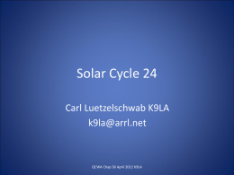 Solar Cycle 24 and 10