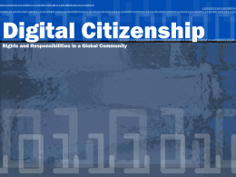Digital Citizenship - Nova Scotia Department of Education