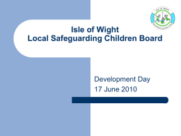 Isle of Wight Local Safeguarding Children Board