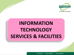 Information Technology Services & Facilities