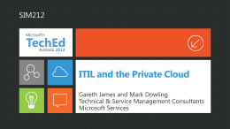 ITIL and the Private Cloud