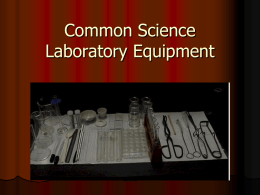 Chemistry Lab Drawer Equipment