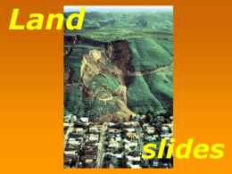 Landslides - IITK - Indian Institute of Technology Kanpur