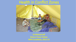 Refugee Health - Duke-UNC Rotary Peace Center