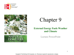 Powerpoint Presentation Natural Disasters, 5th ed.
