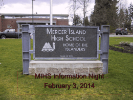Integrated Math - Mercer Island School District