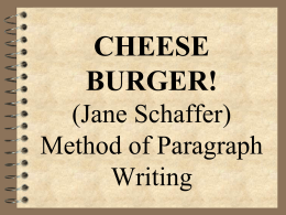 Jane Schaffer Writing for Beginners