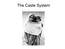 The Caste System - Holy Spirit Catholic School
