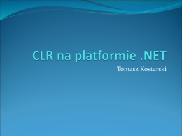 CLR na platformie .NET