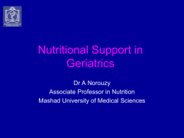 Enteral Nutrition Support