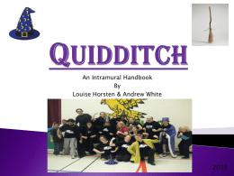 Quidditch - Redeemer University College