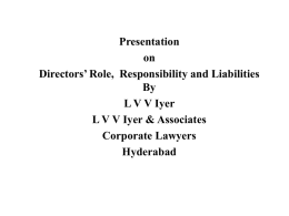 Mr. L V V Iyer - Indian Banks' Association