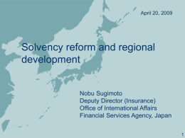 The impact of future solvency standards in Japan