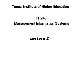 Tonga Institute of Higher Education