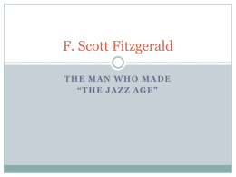 F. Scott Fitzgerald - Reading, Writing, Living