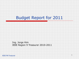 IEEE Region 9 Treasury