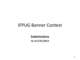 IFPUG Banner Contest