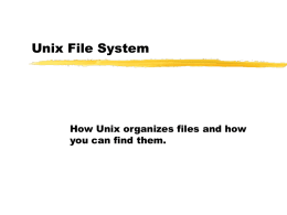 Unix File System - University of the Ryukyus