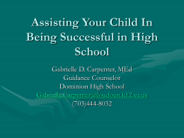 Assisting Your Child In Being Successful in High School