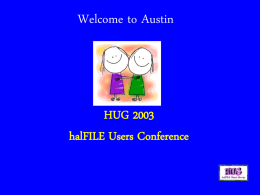 HUG User Conference